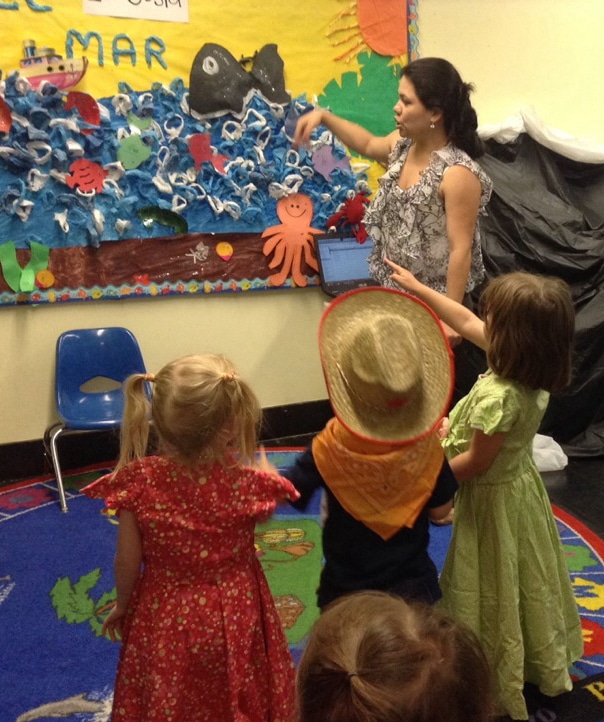 Pine Village Director Kelly Cisneros and preschoolers travel to Peru during Summer Session I. 